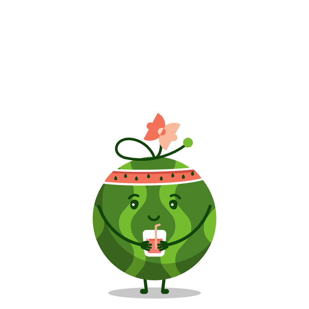 Walter holding a cup